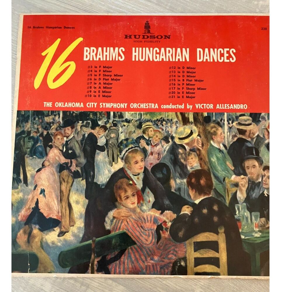16 Brahms Hungarian Dances vinyl